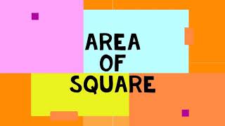 Math 2 Code with Python - Area Of Square