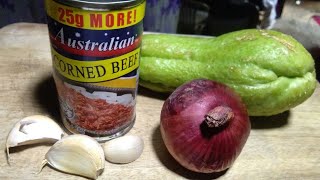 Sayote Corned Beef | Mainit-init pa Murang Ulam