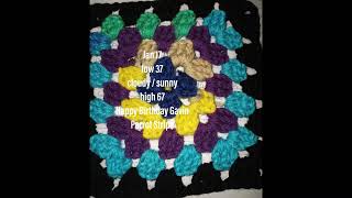 January  2023 Temps Granny Squares