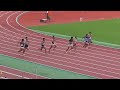 280710静岡県選手権2016年100m準決勝2組 0.3 川端10.66 静大院 中道10.70 浜松開成館高