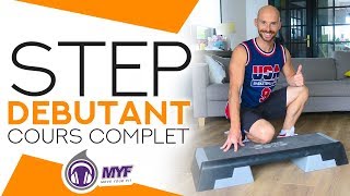 STEP DEBUTANT (cours complet) - Websérie FITNESS TRANSFORMATION by MYF (7/90)