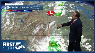 Warmer on Wednesday, with scattered late afternoon thunderstorms