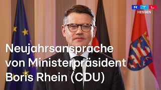 Goodbye 2024! Neujahrsansprache von Hessens Ministerpräsident Boris Rhein (CDU)