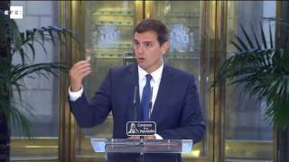 Rivera dice que Rajoy someterá a votación de la Ejecutiva del PP las condiciones para el sí