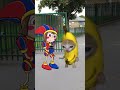 Banana Cat go to school: Revenge on Pomni #10 | The Amazing Digital Circus Animation #shorts #pranks