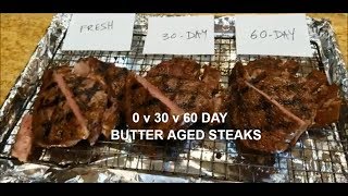 30 versus 60-Day Butter Aged Ribeye Prime Rib How-To BBQ Champion Harry Soo SlapYoDaddyBBQ.com