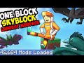 One Block Skyblock but I download every single mod