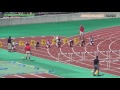 2015東北中学総体 女子100mh予選～決勝