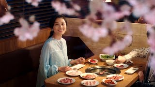 Gyu-Kaku 牛角 春の超カルビ祭り CM 「春 私の牛角道」篇 15秒