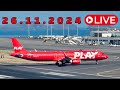 LIVE ACTION From Madeira Island Airport 26.11.2024