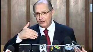 Coletiva - Alckmin se reúne com presidente Dilma Rousseff