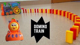 Domino Funny Train | Domino Stacking Train Toy | Unboxing & Review | train video