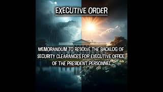 EO: Resolve the Backlog of Security Clearances for Executive Office of the President Personnel