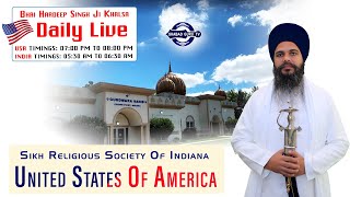 DAILY LIVE || 8 JUNE 2022 || GURUDWARA SAHIB CROWN POINT. INDIANA . USA || SHABAD GURU TV