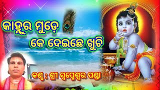 କାହ୍ନୁ୍ର ମୁଡ଼େ ମୟୁର ଚୂଲ କେ ଦେଇଛେ ଖୁଚି