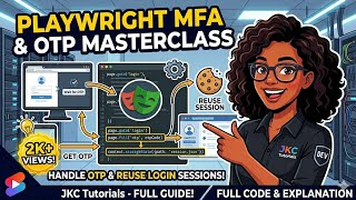 Playwright MFA Automation – Handle OTP & Reuse Login Sessions | JKC Tutorials
