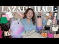 GRWM + HUGE LAZ HAUL: MAKEUP, CLOTHES, BAGS, ETC! | ASHLEY SANDRINE