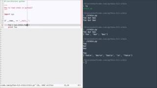 Python/CLI #2 – sys.stdin