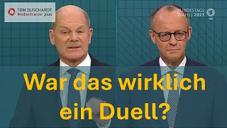 War das ein Duell? Scholz vs. Merz | Medientrainer PLUS | Tom Buschardt