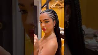 Malu Trevejo hairstyle and makeup like Afrodita 🙊