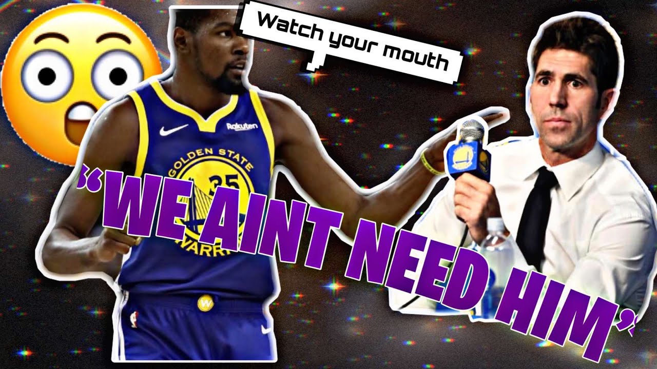 🚨DRAMA ALERT🚨- KEVIN DURANT CLAPS BACK AT WARRIORS GM!! - YouTube