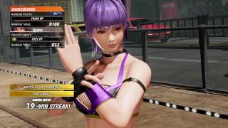 DOA6 AYANE RANKED MATCH