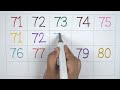 learn numbers 71 to 80 write numbers 71 to 80 counting numbers 230