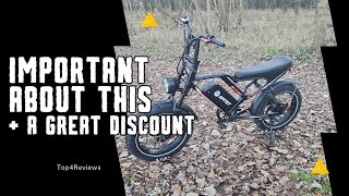 the AMYET S8 Electric Bike 2000W | Important details