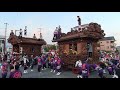 鹿沼 秋祭り 2017 屋台揃い引き 仲町 麻苧町