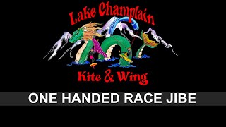 One Handed Race Jibe Wing Foiling (video only)