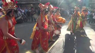 105年板橋靈安宮繞境~01八將團參禮鎮發宮