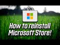How to Reinstall Microsoft Store in Windows 10 [2026 FIX]