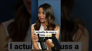 Miranda Cosgrove I actually do curse a little