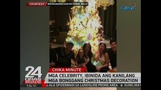 24 Oras: Mga celebrity, ibinida ang kanilang mga bonggang Christmas decorations