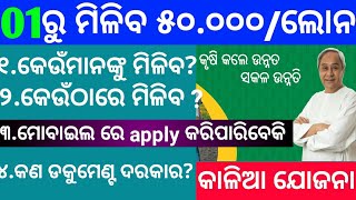 kalia yojana 50000 loan|kalia yojana/kalia yojana 50000 loan apply