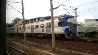 20121110@0121次[七堵発山線経由斗南行](EMU300)自強號列車~窗景~成功→溪南