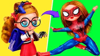 Spider Girl Growing Up / 10 LOL Surprise DIYs