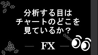 FX 分析する目はチャートのどこを見ているのか？