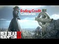 Red Dead Redemption 2 All Ending Credit Cutscenes Mary Visits Arthur Morgan's Grave