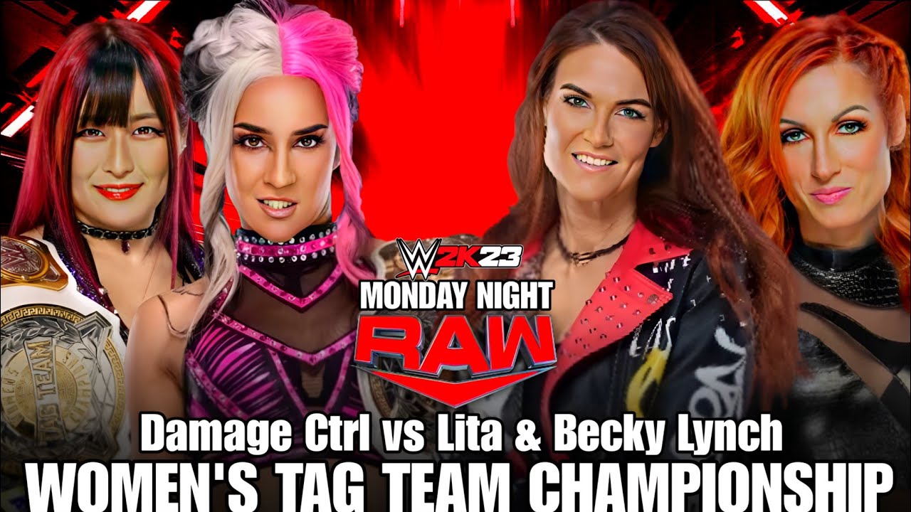 Damage Ctrl Vs Becky Lynch & Lita Full Match WWE Raw 27 February 2023 ...