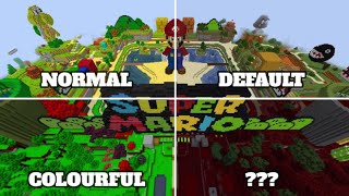 The Mario Mash-Up Pack in Different Minecraft Resource Packs