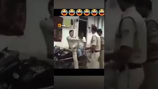 Chor to Lady Ki Tarah baith Gaya😃😃😅🤣##youtubeshorts #viral #comedy #video #