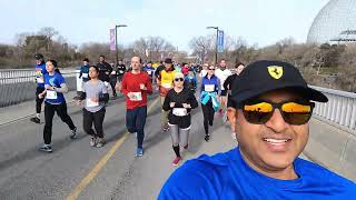 Running a 10k on a Formula 1 track in Montreal!