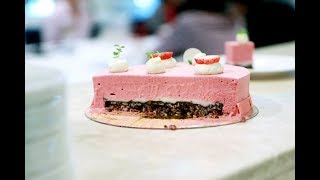 เค้กมูสสตรอว์เบอร์รี่ (Nuage De Fraise) : GOURMET RECIPE#109