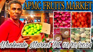 APMC WHOLESALE FRUITS MARKET/ Indian and Imported Fruits Vashi Navi Mumbai