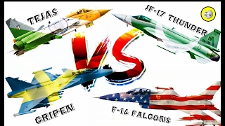 JF-17 Vs Hal Tejas Vs Gripen-E ( Light Combat Aircraft Comparison - 2017 )