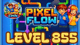 Pixel flow© - Level 855 - solution - walkthrough