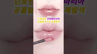 딘토 아베마리아 실제발색vs공홈발색 비교~예쁘게 바르는 방법까지✨