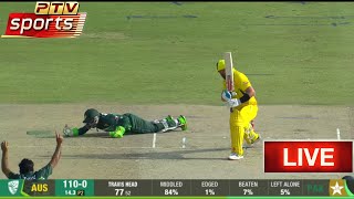 Pakistan vs Australia today match live streaming PTV sports|3rd odi live Pak vs Aus