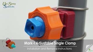 Uni-Spray Mark 1 Adjustable Quick (Single Spring) Clamp Body - Installation \u0026 Removal l PP Systems